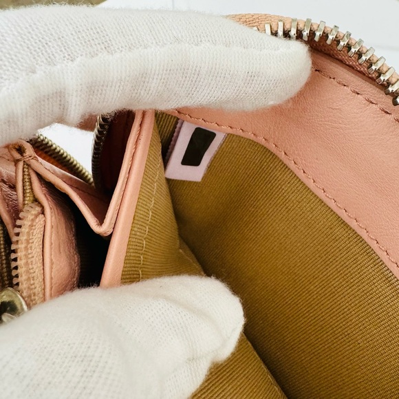 Jimmy Choo Star Studded Pink Leather Zip Around Wallet - Picture 14 of 15